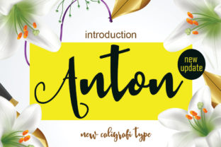 Anton: A Handcrafted Script Typeface for Makers