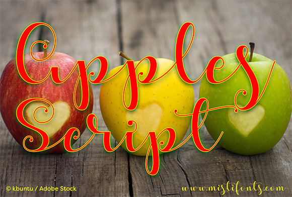 Apples Script: A Warm, Polished Script Font for Small Business Branding