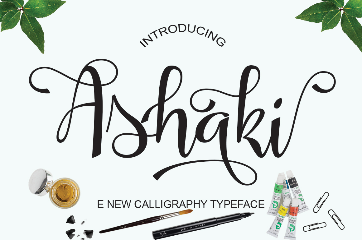 Asyaki: A Handwritten Font That Feels Like Real Ink on Paper
