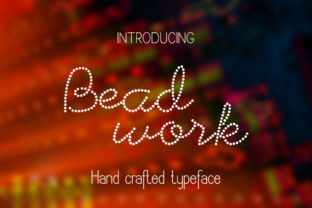 Beadwork: A Rhinestone-Inspired Font That Elevates Your Brand