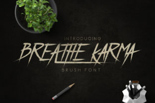 Breathe Karma: A Vintage Brush Script Font That Earns Its Place in Campaigns