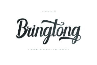 Bringtong: A Script Font That Makes Your Campaigns Instantly Recognizable