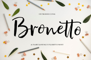 Bronetto: A Modern Script Font for Editorial Warmth