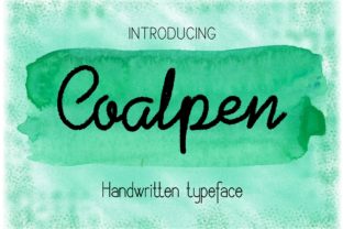 Coalpen: A Refined Handwritten Typeface for Digital Branding