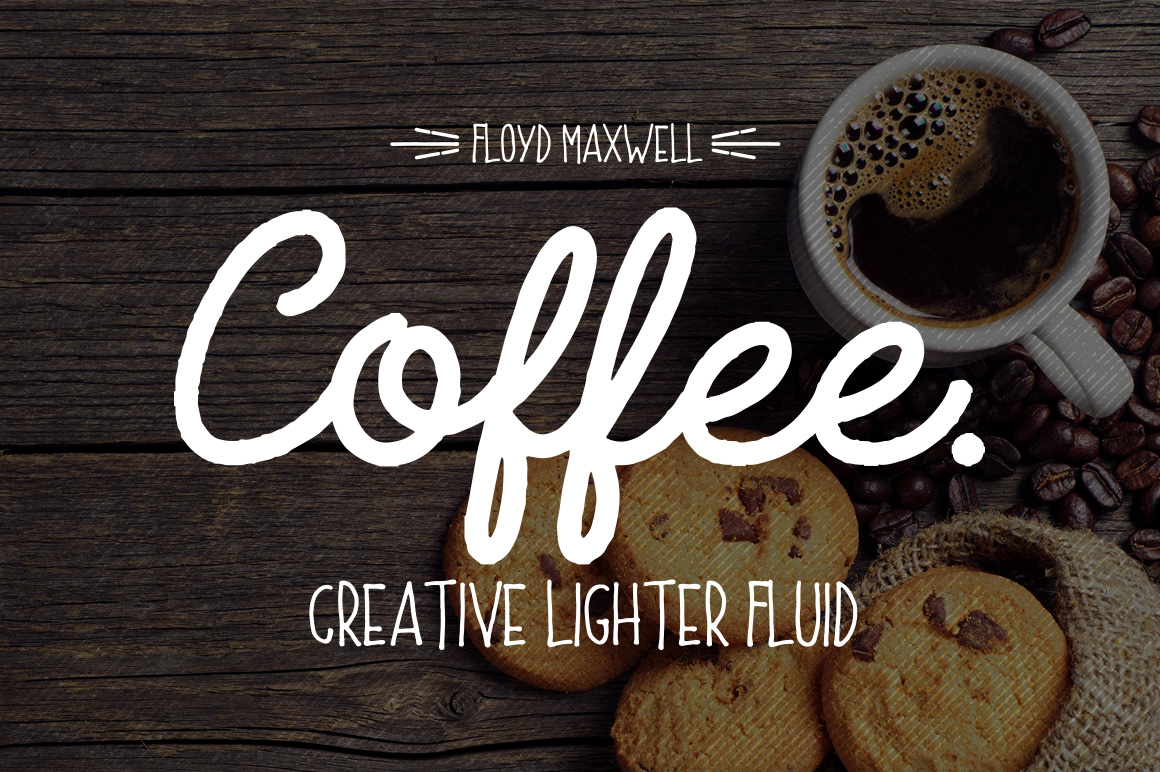 Coffee Font Extras: A Warm, Professional Script Font for Small Businesses