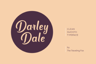 Darley Dale: A Clean Script Typeface for Digital Branding