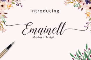 Emainell: A Handwritten Font with Classical Soul