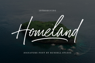 Homeland: A Script Font That Feels Like Home