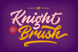 Knight Brush: A Versatile Script Font for Bold Digital Design