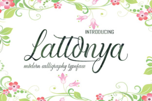 Lattonya: A Handmade Script Font with Editorial Grace