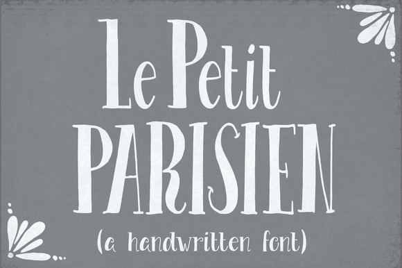 Le Petit Parisien: A Hand-Drawn Font That Elevates Your Brand
