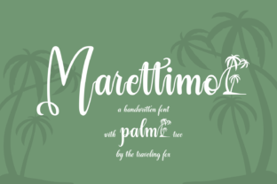 Marettimo: A Script Amp Typeface for Island-Chic Editorial Design