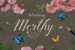 Merthy: A Handwritten Script Font That Makes Your Brand Feel Human