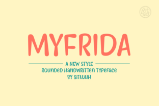 Myfrida Regular: A Playful Handwritten Font for Crafters & Sellers
