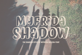 Myfrida Shadow: A Playful Handwritten Font for Small Business Branding