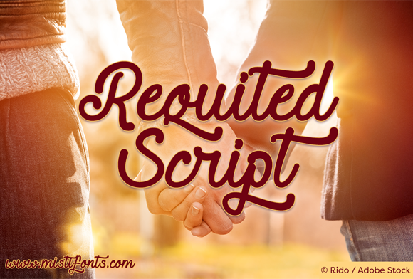 Requited Script: A Warm, Elegant Font for Small Business Branding