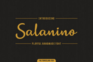 Salanino: A Playful Handwritten Font for Crafters & Small Shops