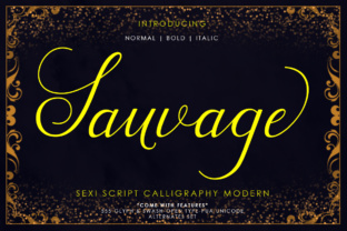 Sauvage: A Modern Script Font for Digital Brand Expression