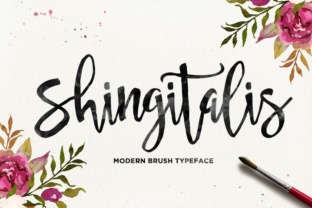 Shingitalis: A Handwritten Font That Feels Like a Human Touch Online