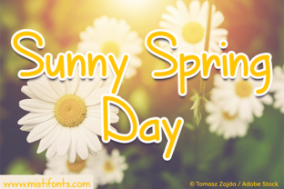 Sunny Spring Day: A Handwritten Font That Brings Warmth to Your Brand