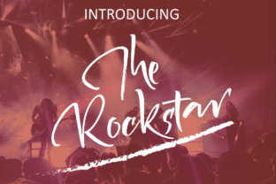 The Rockstar: A Handwritten Brush Font for Editorial Impact