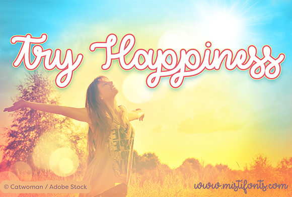 Try Happiness Font: A Stylish Monoline Script for Crafters & Sellers