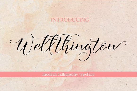 Wellthington: A Handmade Script Font That Elevates Real Small Business Branding