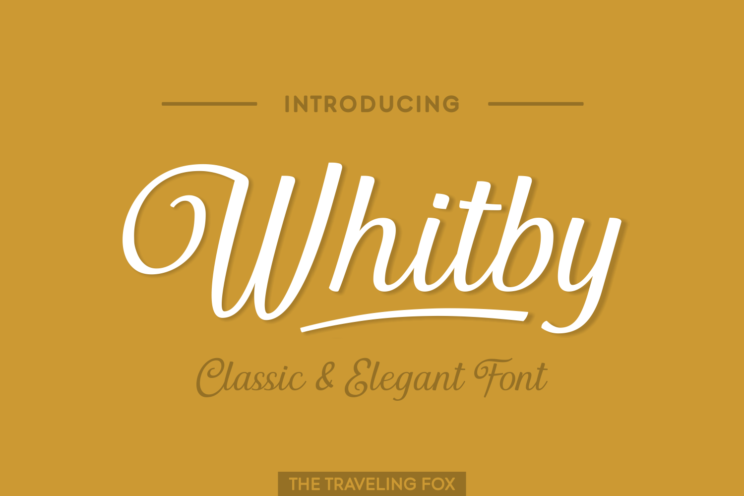 Whitby: A Script Font That Makes Your Brand Feel Thoughtful